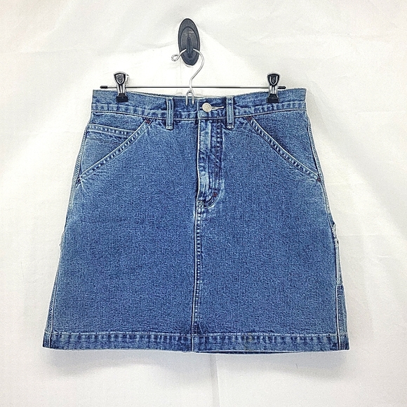 LIMITED JEANS USA DG (D&G) Mini Jean Skirt with Carpenter Loop - Picture 1 of 16